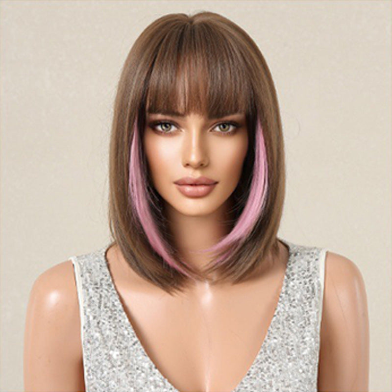 aoxuan Wig 7(Starting batch 100) European and American short hair wig Bob natural full head set