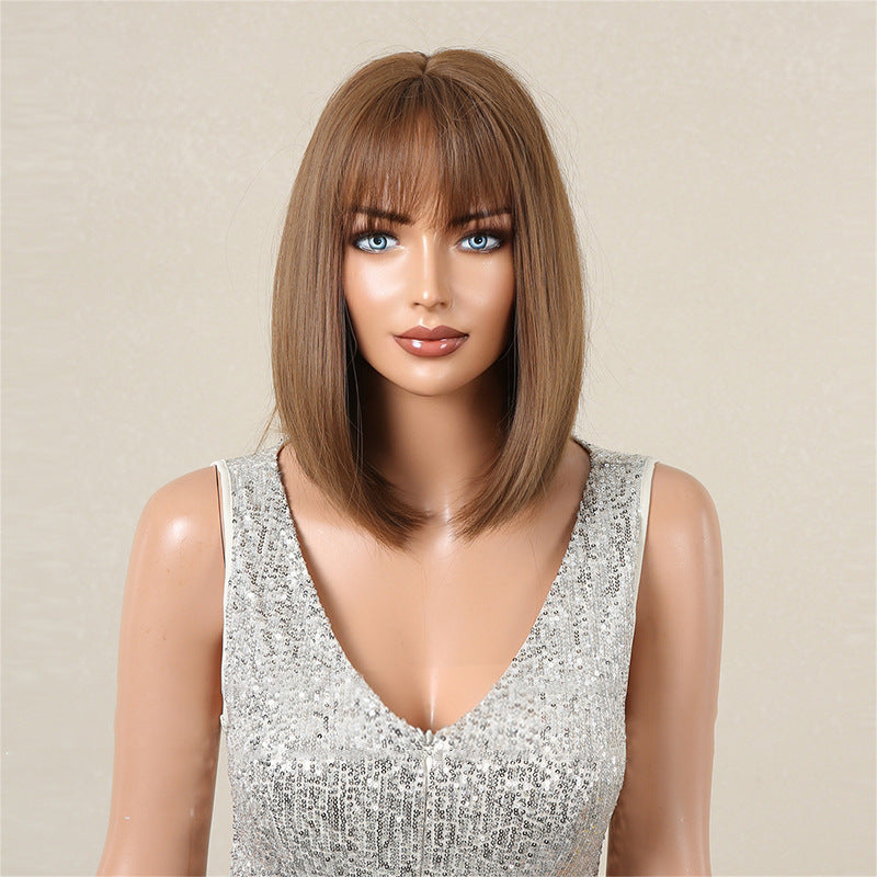 aoxuan Wig 7(Starting batch 100) European and American short hair wig Bob natural full head set