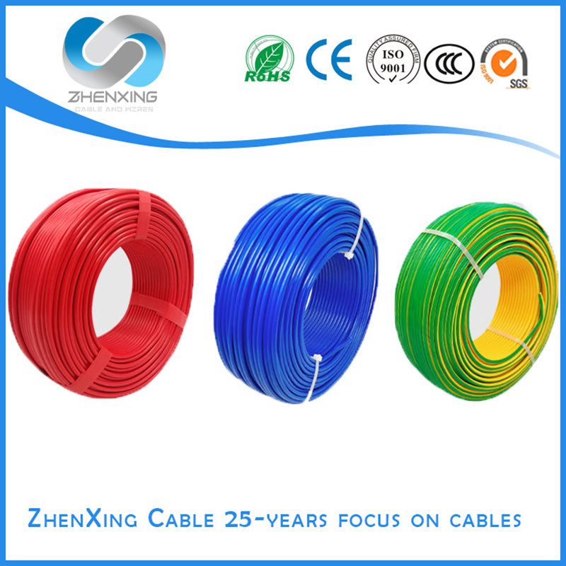 ZHENXING Copper core PVC insulated flexible cable High purity oxygen-free copper copper core flexible wire