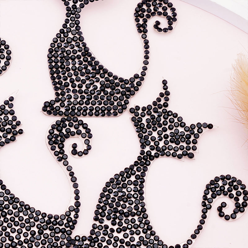 ZHAOSHUN Puss Water Diamond Patch Fox Cloth Patch Water Diamond Patch Cloth Patch