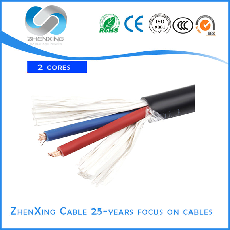 ZHENXING Ordinary PVC Sheathed Flexible Cord Pure Copper Flame Retardant Flexible Wire Pure Copper Cable