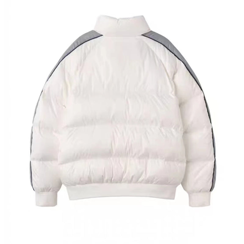 Haona Short down jacket with rotator sleeves s to xxxl  Stand collar down jacket casual warm cold resistance