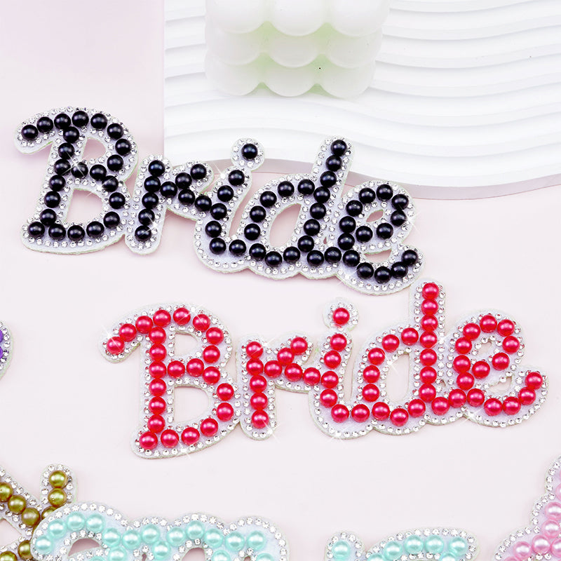 ZHAOSHUN Six colors of bride pearls Hat decoration DIY accessory patch