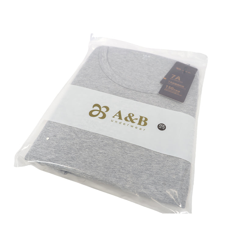 AB Class 7A Antibacterial Comfort stretch cotton crew-neck suit for men Starting batch 200 Thermal underwear autumn and winter