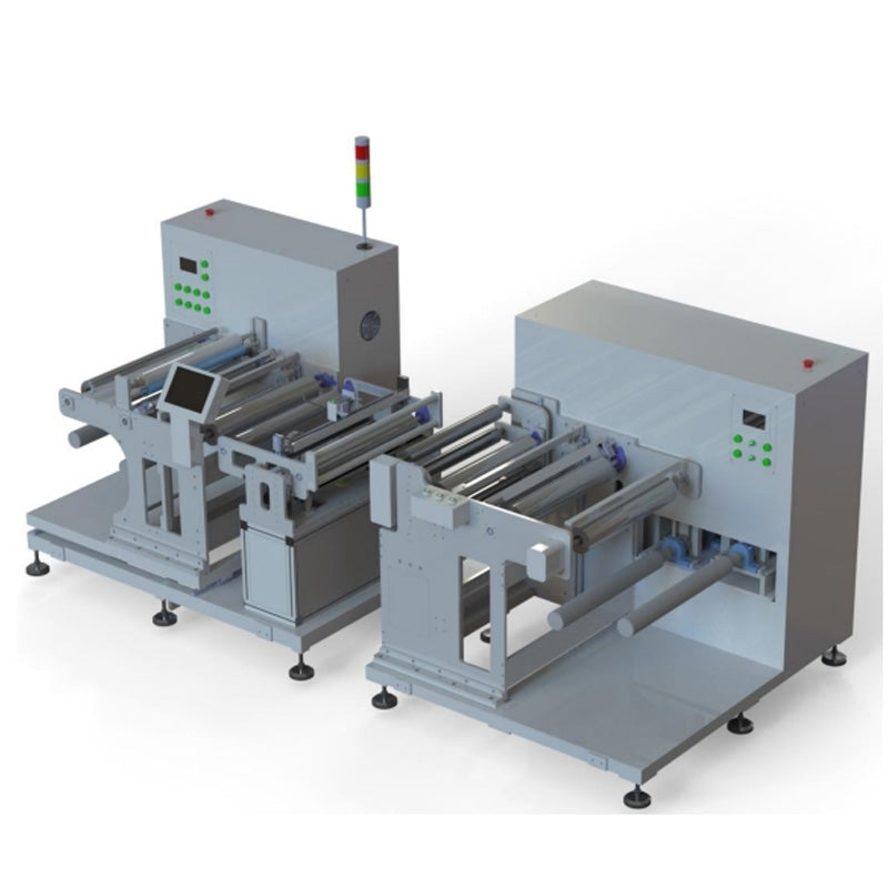 JIAAN Reel to Reel A0I Line Inspection Take-up and Unwind Machine RTR-A0I-500V1.1 Automatic CNC plate rolling machine