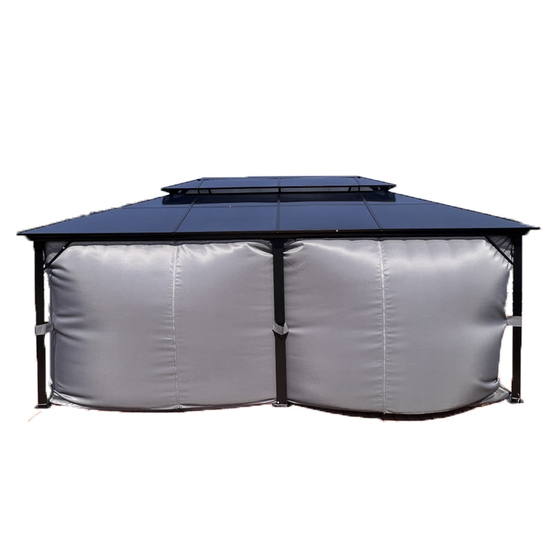 YinShiSheng Idle Cloud Pavilion YS1065 3.65X6M(12'x20')Starting lot size 20 Yard Iron