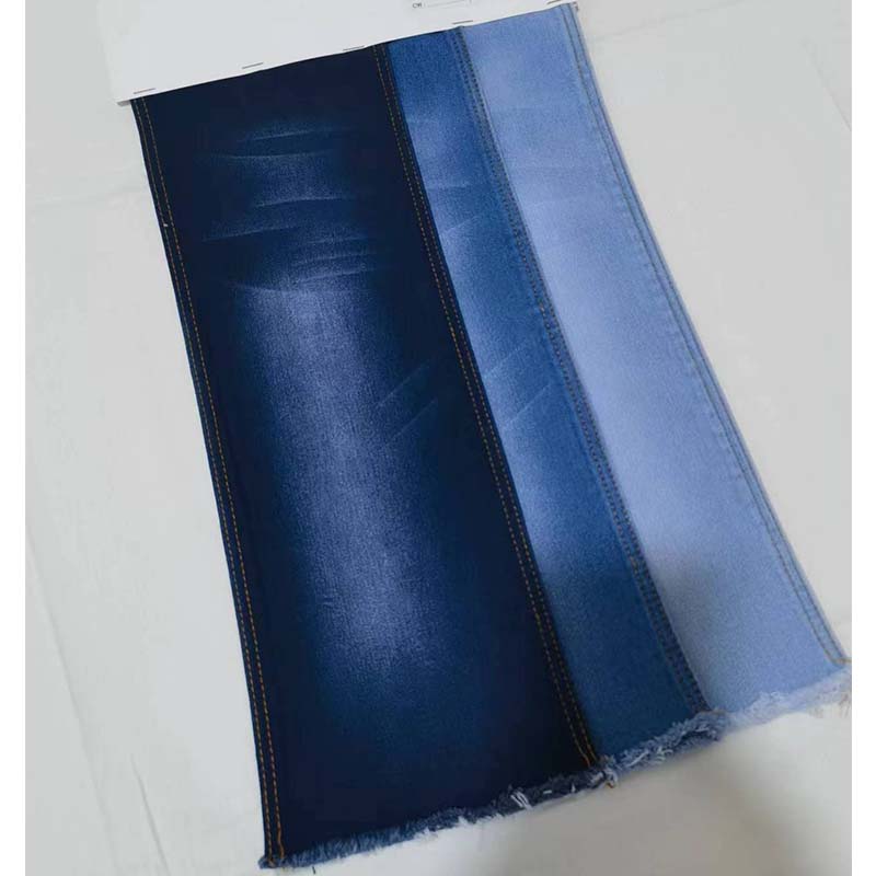 ZHENGNENGLIANG Denim fabric 7908-126 Denim pure cotton washed elastic denim fabric washed denim fabric