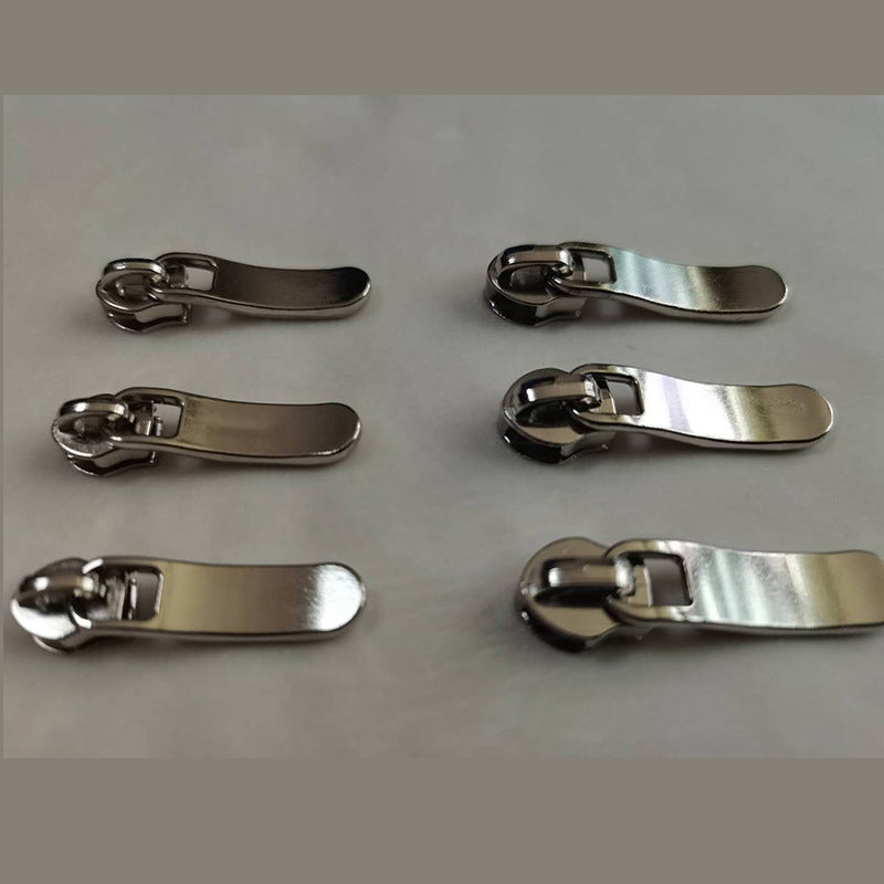 ANXIN No. 5 big bent slider zipper puller wholesale supply wholesale zipper can be set zipper puller zipper puller factory Detachable zipper head, luggage zipper head, nylon resin zipper head