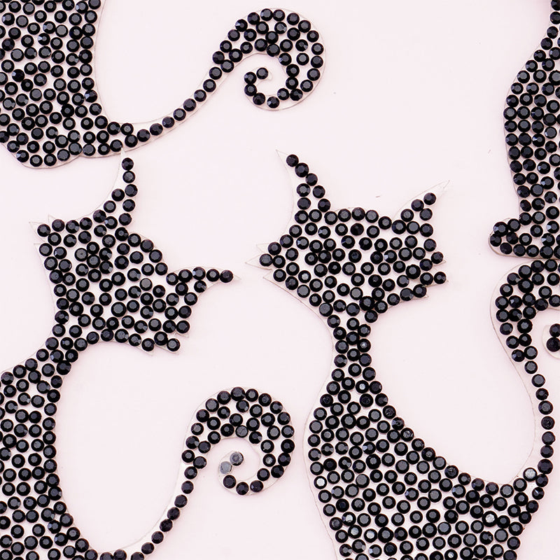ZHAOSHUN Puss Water Diamond Patch Fox Cloth Patch Water Diamond Patch Cloth Patch