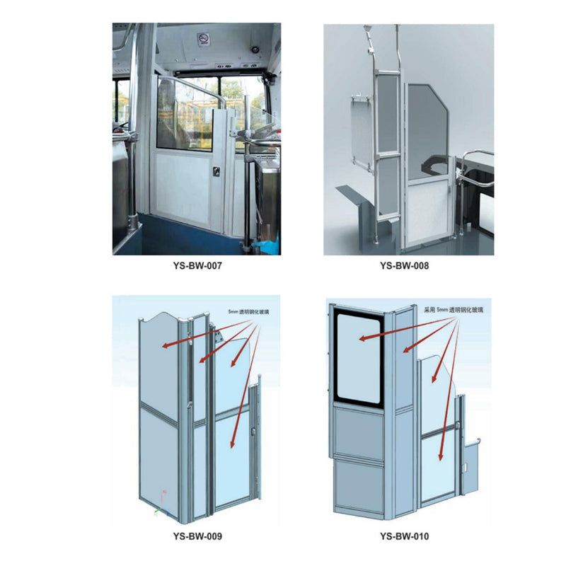 Yunshan Cab safety fence(Customized products, price consultation customer service) Passenger bus safety door