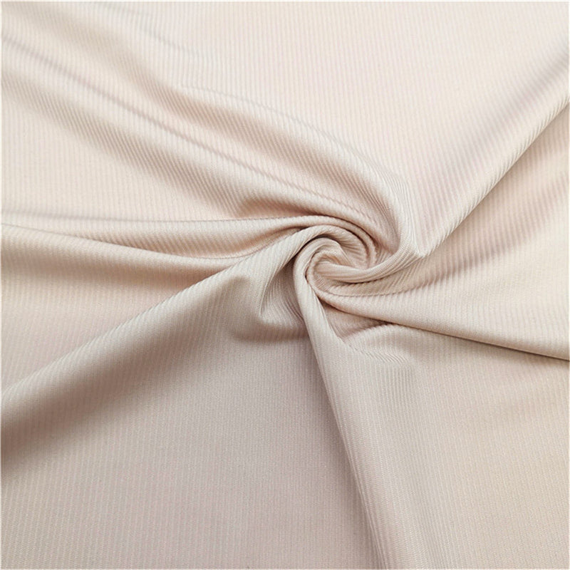 HEGAORANZHI Warp Knitting - Brocade Free Cut&Horizontal Striped Fabric