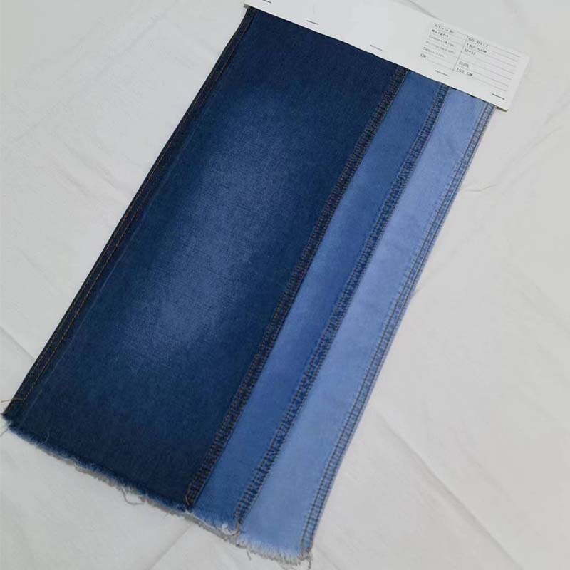 ZHENGNENGLIANG Denim fabric SG-D111 Denim pure cotton washed elastic denim fabric washed denim fabric