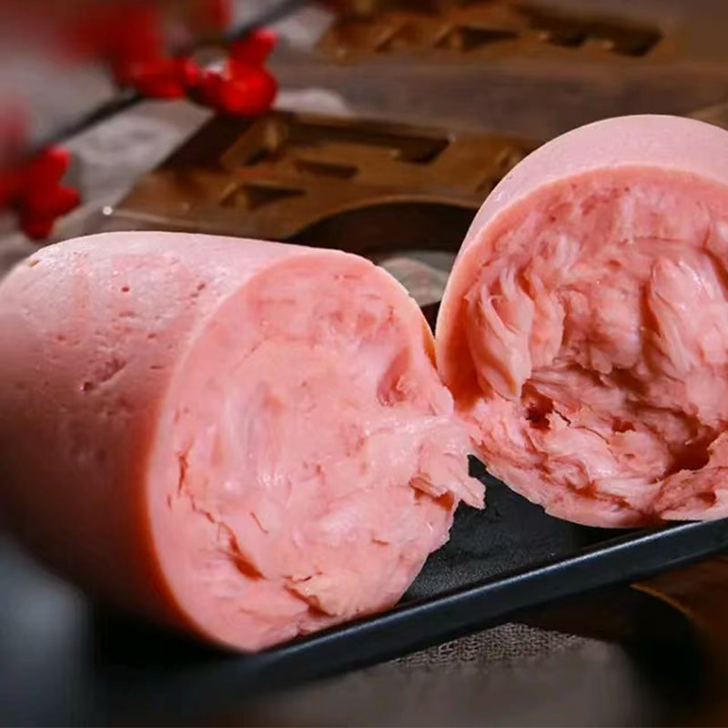 SOGREEN FOOD Double Pigeon Shijiazhuang Fresh Meat Castle Ham Sausage Instant Sausage Smoked Sausage Pork Multi Ham for Drinking Large Ham Meat Sausage Sliced and fried Drinks