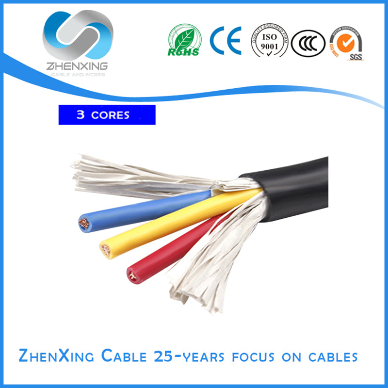 ZHENXING Ordinary PVC Sheathed Flexible Cord Pure Copper Flame Retardant Flexible Wire Pure Copper Cable