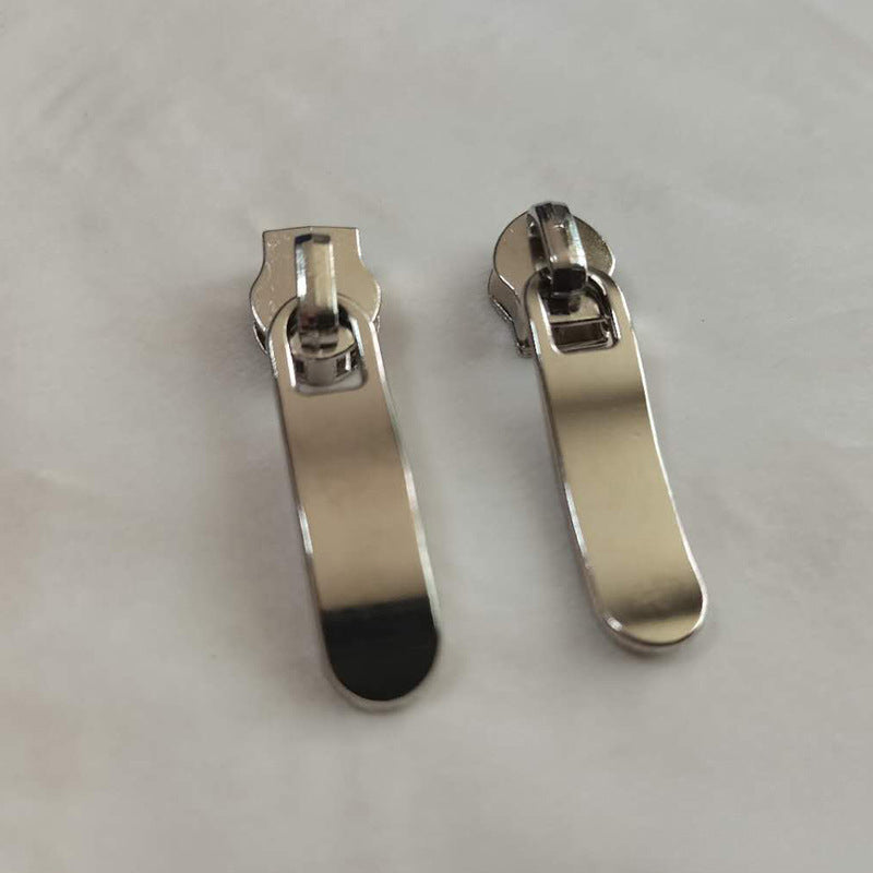 ANXIN No. 5 big bent slider zipper puller wholesale supply wholesale zipper can be set zipper puller zipper puller factory Detachable zipper head, luggage zipper head, nylon resin zipper head
