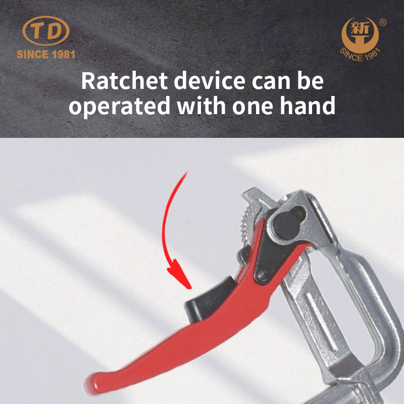 ZHONGTIANDA TDF03 Forged Ratchet Quick F Clamp
