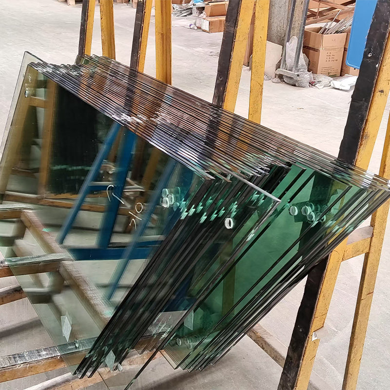 HaoXiang Stairway Handrail Glass(Price please ask customer service)Loft Double Beam Glass Glass Plate Table