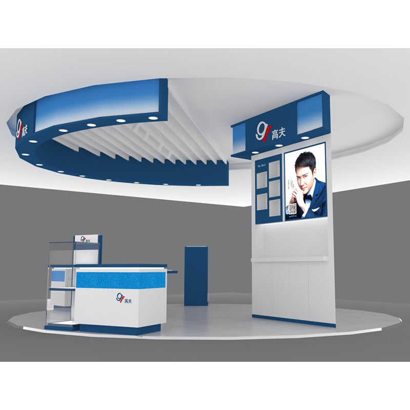 TONGJIE  Gough Xinjiang Yining Maoye Plaza Store (Design, Production and Installation of Shopping Mall Branded Skin Care Product Display Cabinets)