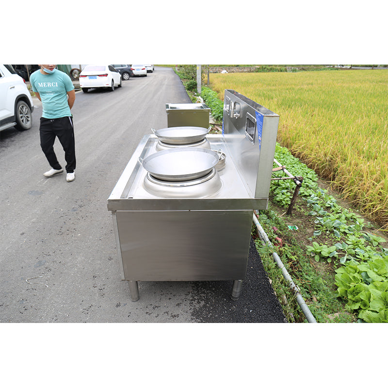 JIEMEI Induction Double Eye Wok Stove 1500*900*800 +400