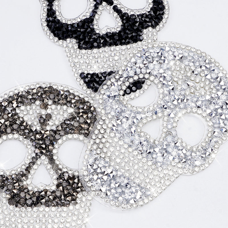 ZHAOSHUN Skulls Personalized skull hot diamond stickers DIY hot stamping pictures for clothing decoration