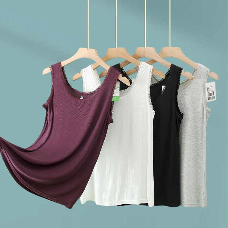 AB Modal ribbed camisole Starting batch 200 Modal vest AB underwear heart