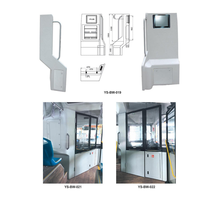Yunshan Cab safety fence(Customized products, price consultation customer service) Passenger bus safety door