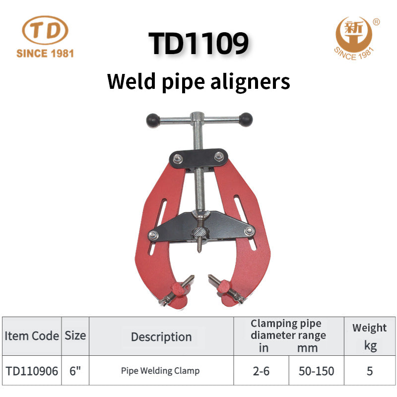 ZHONGTIANDA TD1109 Welding Pipe Aligner