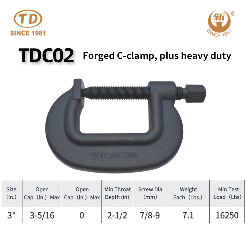ZHONGTIANDA Forged C-clamp