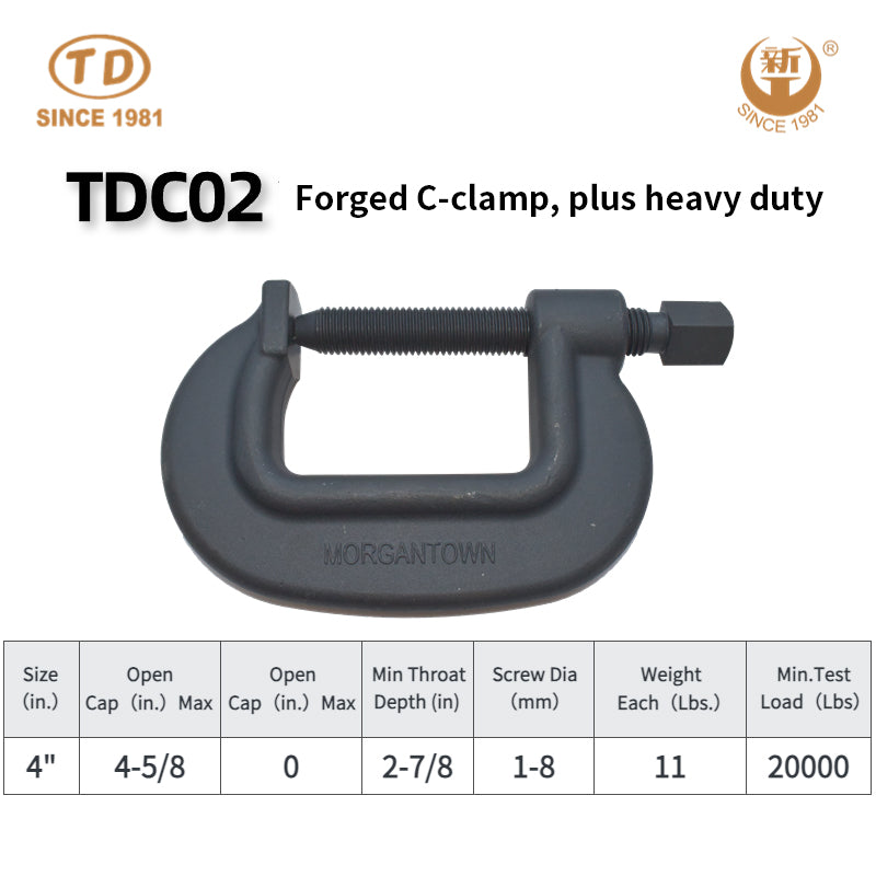 ZHONGTIANDA Forged C-clamp
