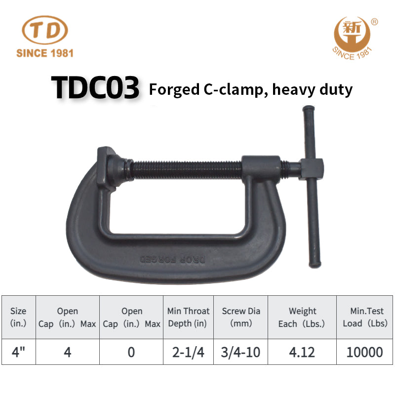 ZHONGTIANDA Forged C-clamp