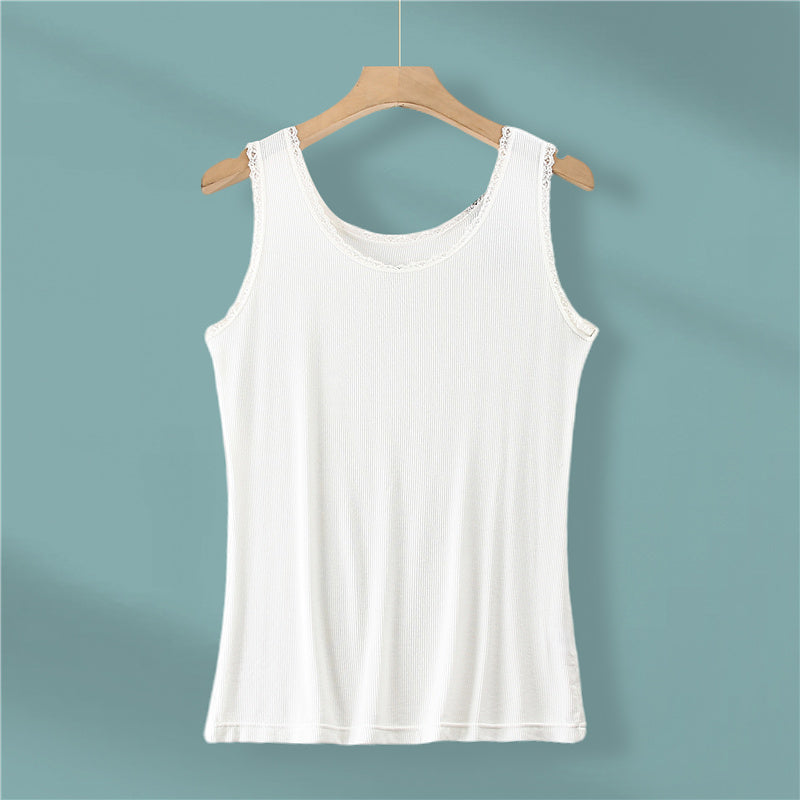 AB Modal ribbed camisole Starting batch 200 Modal vest AB underwear heart