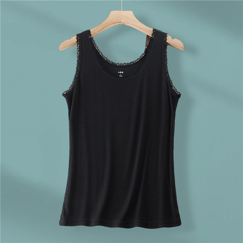 AB Modal ribbed camisole Starting batch 200 Modal vest AB underwear heart
