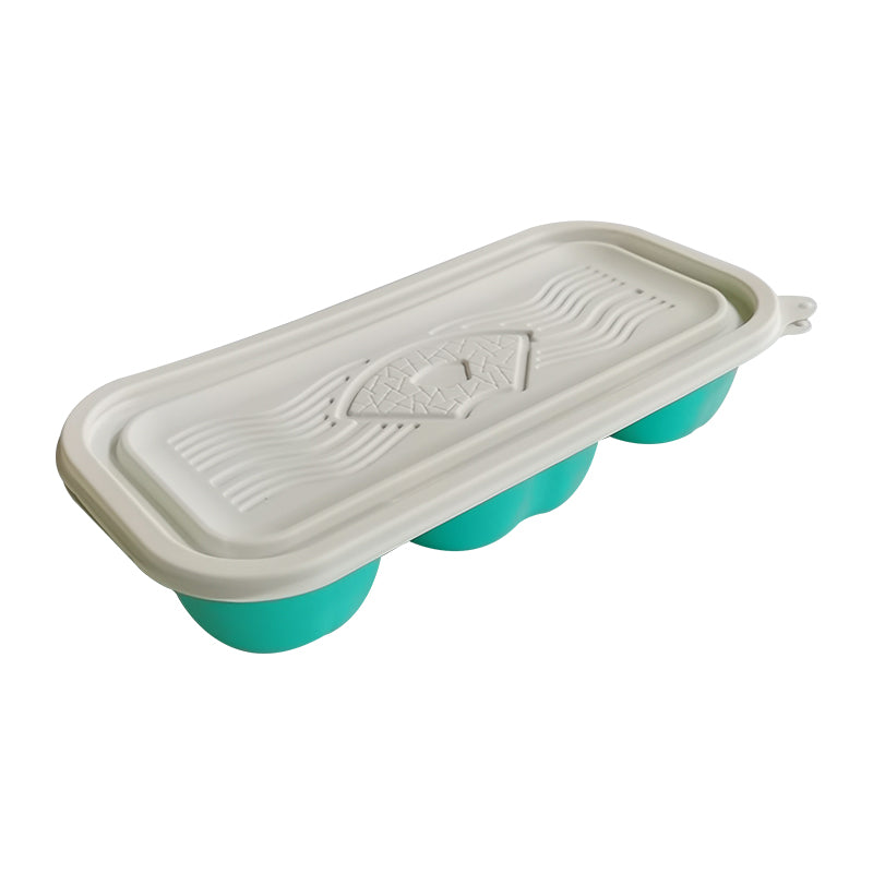 JINGLIANG Long round starch-based lunch box Fast food lunch box Disposable bento box