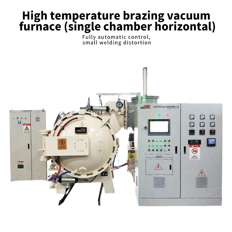 HuaSu High temperature brazing vacuum furnace (single chamber horizontal)(Price please ask customer service)Over Temperature Alarm Fluxless process