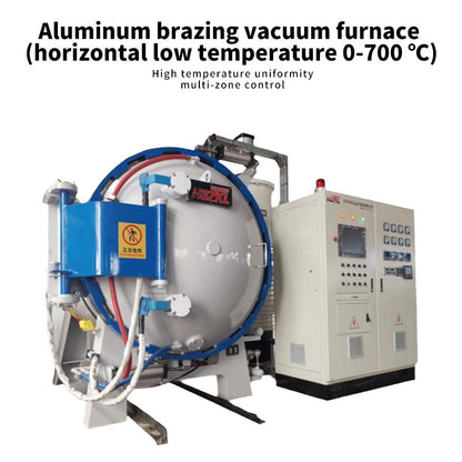 HuaSu Aluminum brazing vacuum furnace (horizontal low temperature 0-700 ℃)(Price please ask customer service)Precise temperature control Energy efficient