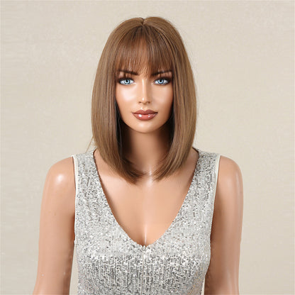 aoxuan Wig 7（Starting batch 100）  European and American short hair wig Bob natural full head set