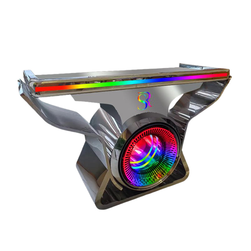 ShuaXin Stainless steel DJ booth Starting lot size 5(Price please ask customer service)Bar Lighted DJ Stands Disc Jockey Table