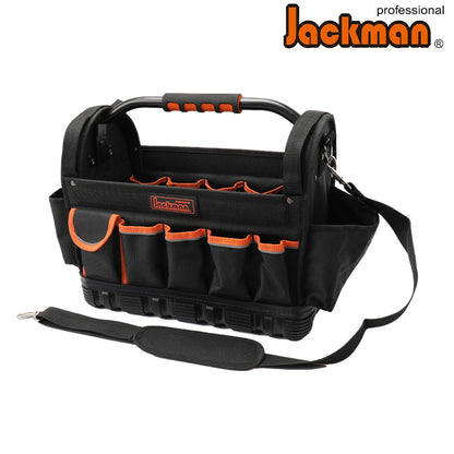 Tianrui 12" 25 bag with reflective edge heavy waterproof non-slip bottom turnable steel pipe bend handle open kit JKB-04518 12"