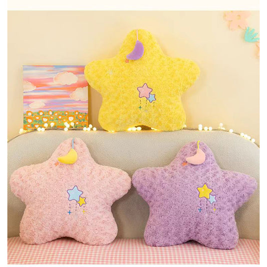 Xuqian A stuffed animal throw pillow Size 50 cm  Little cartoon star doll girl gift