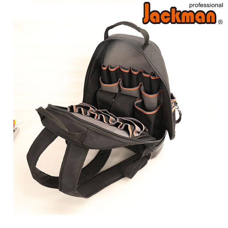 Tianrui Multifunctional chunky bottom bag for engineers, tool backpack with movable tool board JKB-64115