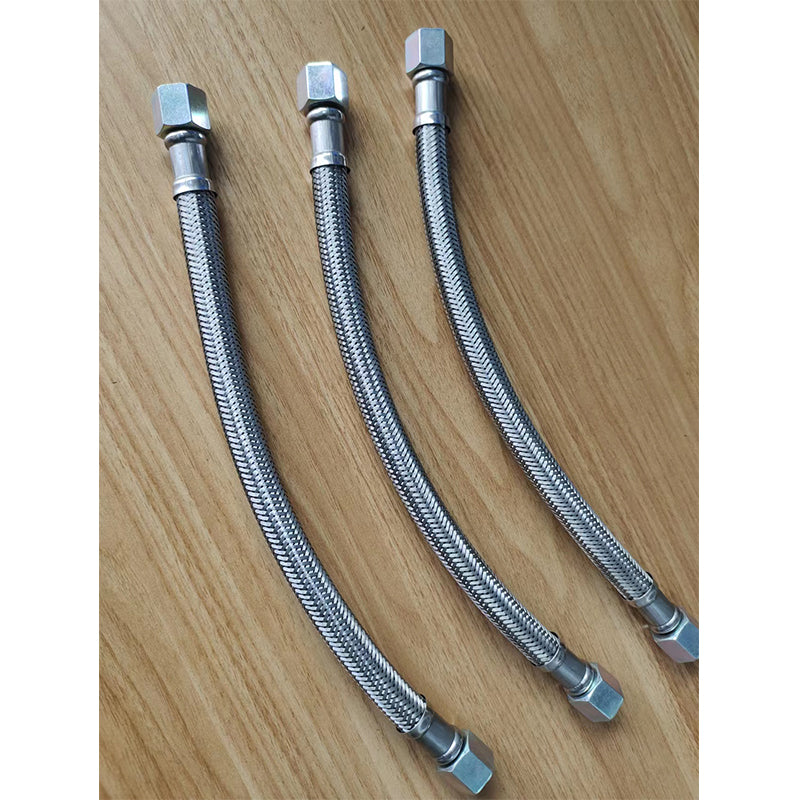 Shengjin Mute oil free air compressor inlet and outlet gas metal high pressure hose M14*1.5 connector/pipe diameter Φ12mm, M16*1.5 connector(Price please ask customer service)