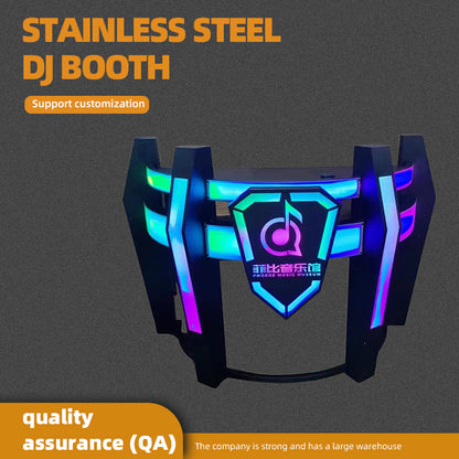 ShuaXin Stainless steel DJ booth Starting lot size 5(Price please ask customer service)Nightclub KTV Party Mixing Console