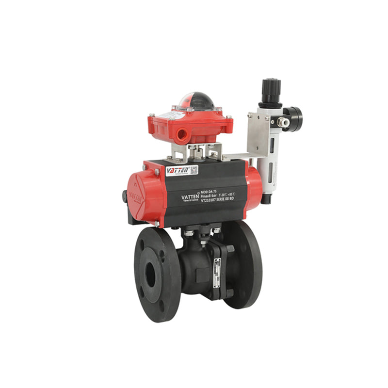 Zhongchu Ball valve Flange connection (DN15-DN300) Starting batch 50(Price please ask customer service)  Pneumatic thin ball valve explosion-proof