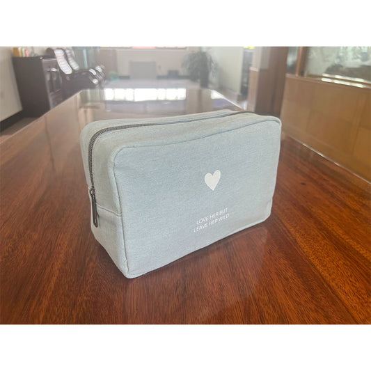 HUAYUAN  Cosmetic bag 01   Minimalist travel makeup bag, handheld bag, portable makeup bag