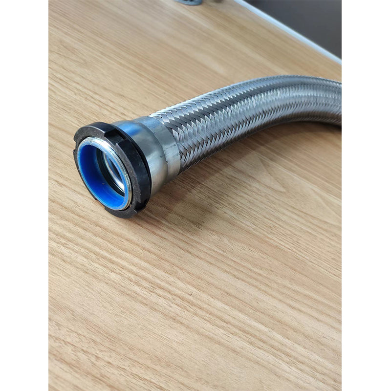 Shengjin Explosion-proof hose 304 stainless steel metal connection sheath CNC machine cable threading pipe The inner hole diameter Φ38mm/40mm, the outer thread diameter Φ47mm, can be customized(Price please ask customer service)