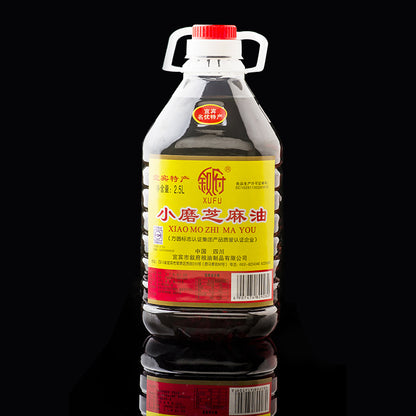 XUFU  Small ground sesame oil 2.5L*6 barrels Barreled