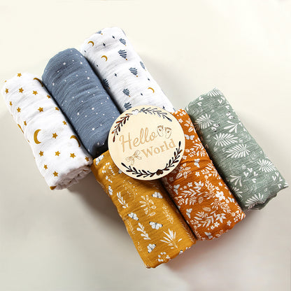 TIANXIU  Gauze blanket  Thickened mite resistant, antibacterial, waterproof, breathable and machine washable