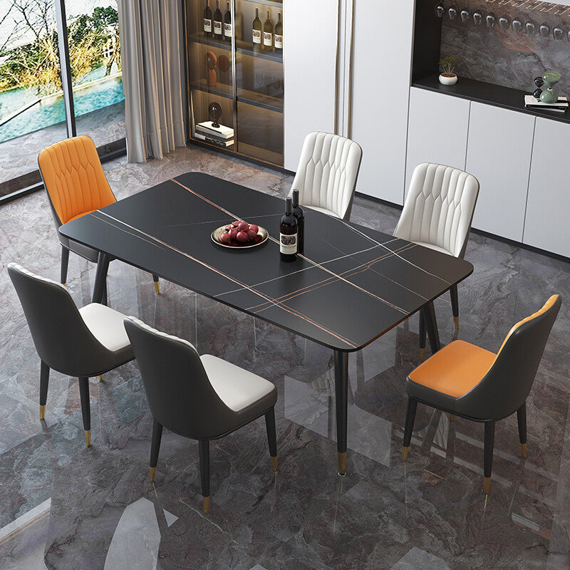 Dalong Rock plate table top(Price please ask customer service) Simple fashion home dining table