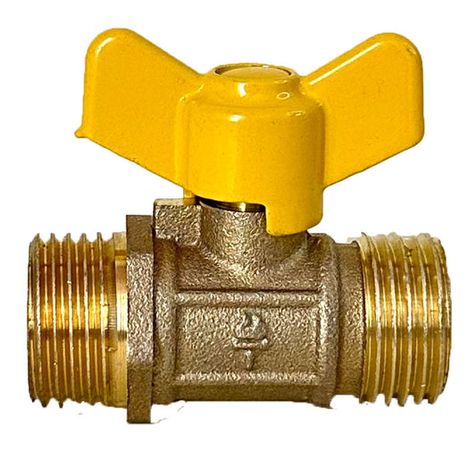 Bozheng Double outer teeth butterfly handle gas special valve 15(Price please ask customer service) All copper thickened gas valve