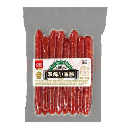 SOGREEN FOOD Double Pigeon Shijiazhuang small sausage Cantonese sweet small barbecued sausage sausage hot pot ingredients barbecue skewers ready to eat under the wine dishes Mini Sweet Sausages Farmer's Bacon